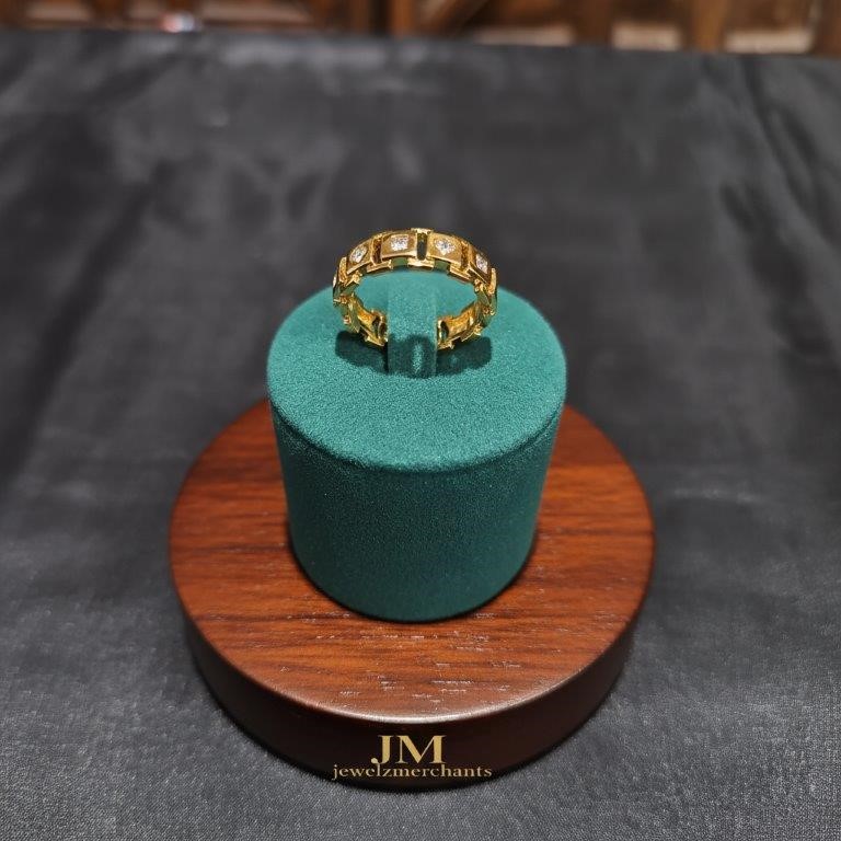 22K/Italy Gold Filled Ring -(stamped 22K/Italy)-Warranty Quality-8 US