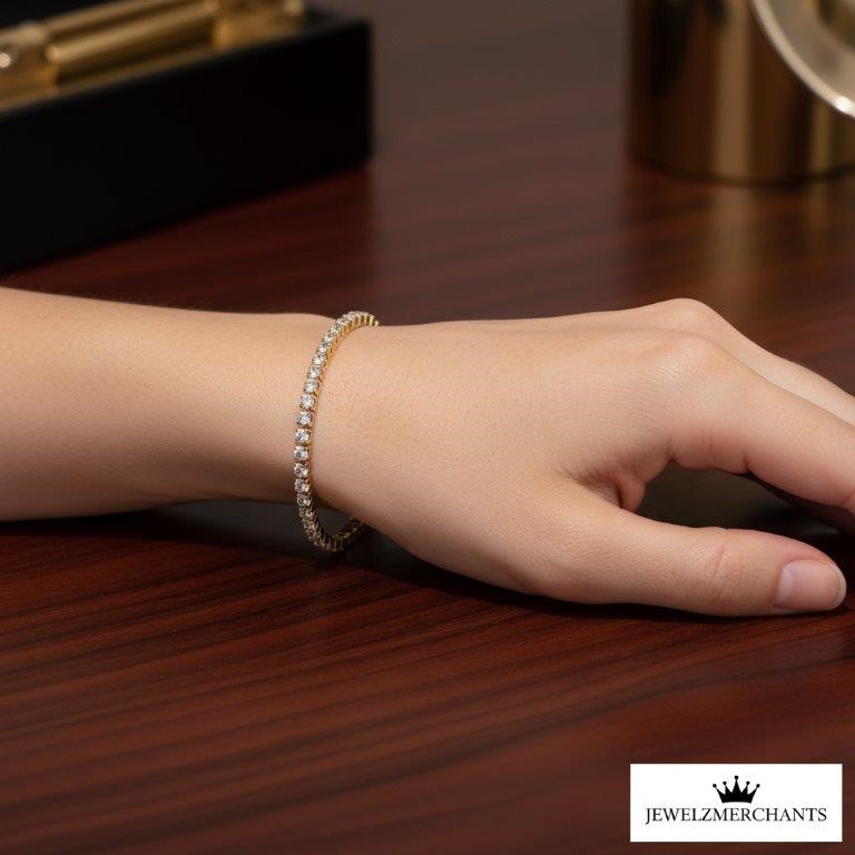 22K/Italy Gold Filled Bracelet -(stamped 22K/Italy)-Warranty Quality