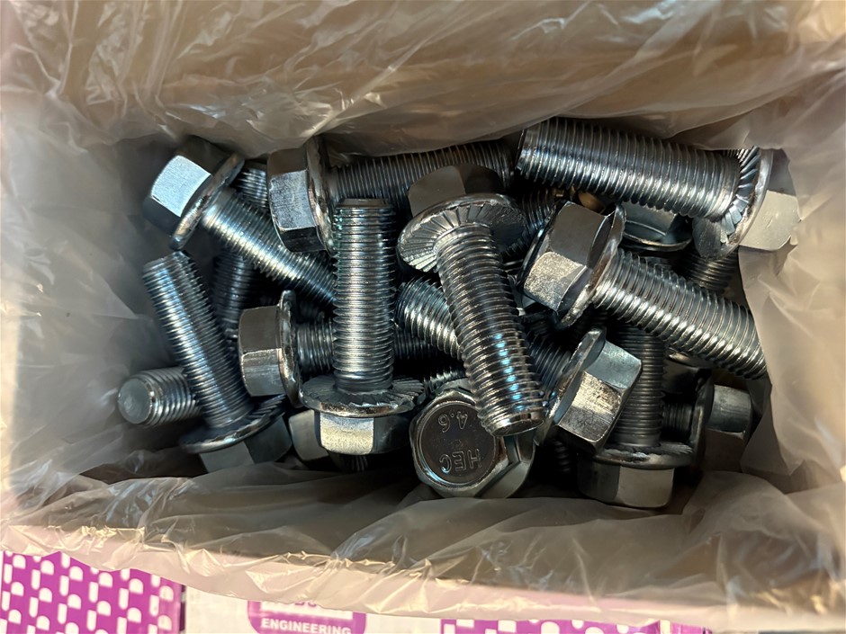 Pallet Comprising New Never Used Large Qty of Ferrel Bolts M20 x 60