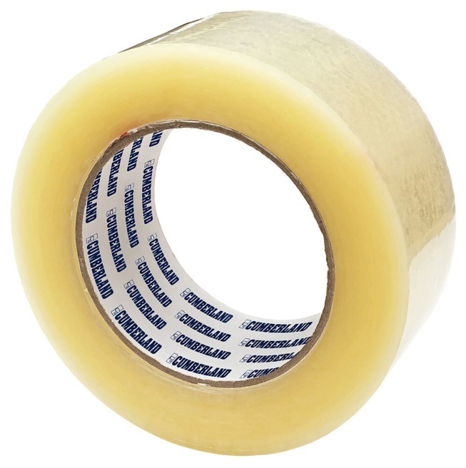 Pack of 6 x CUMBERLAND Packaging Tapes, 48 mm x 75M, Clear.
