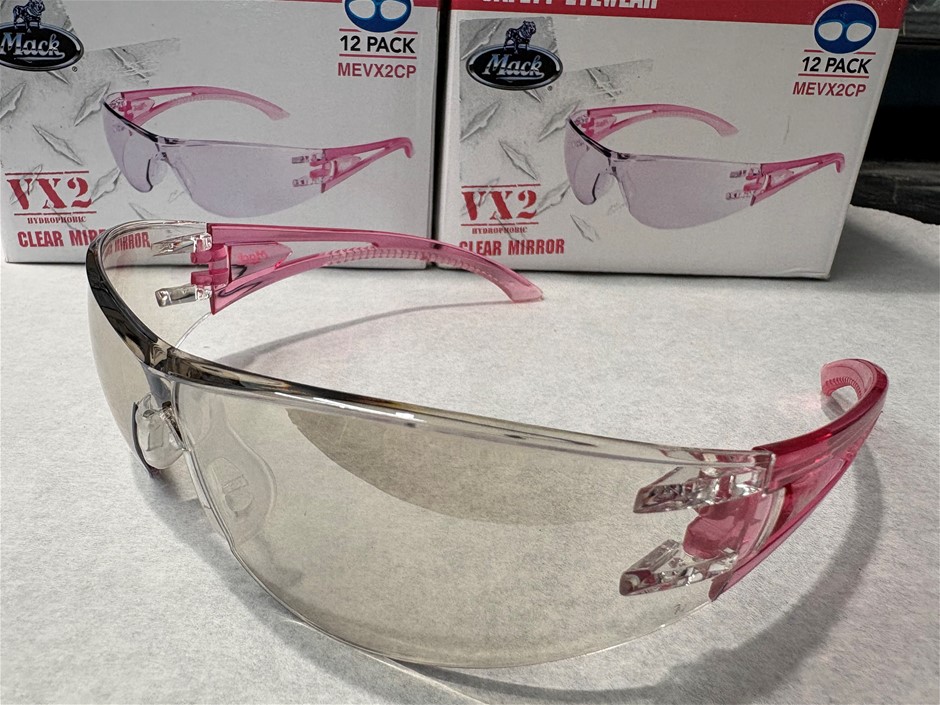 Boxes Comprising New Never Used Qty 47 of Mack Safety Eyewear