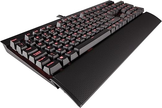 CORSAIR K70 Rapidfire Red LED Mechanical Gaming Keyboard (Cherry MX Speed S
