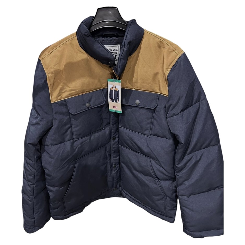 LEVI'S Men's Worker Jacket, Size S, Navy.