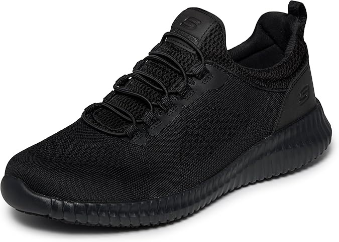 SKECHERS Men's Work Relaxed Fit: Cessnock Slip Resistant Sneaker, US10/EU43