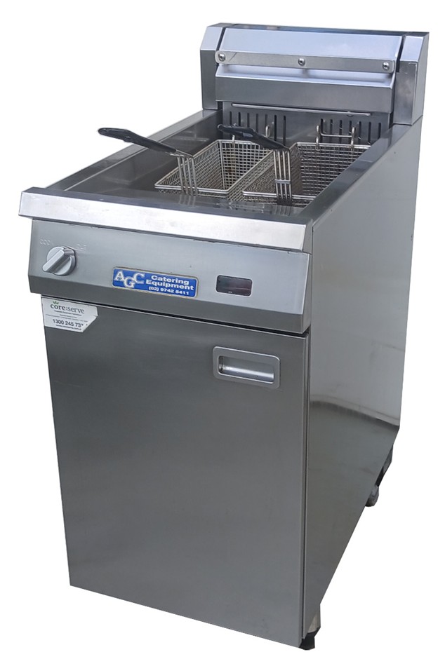 Austheat AF812 Freestanding Electric Fryer, 2 baskets