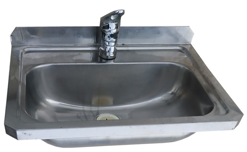 Commercial Stainless-Steel Hand Basin with Mixer Tap