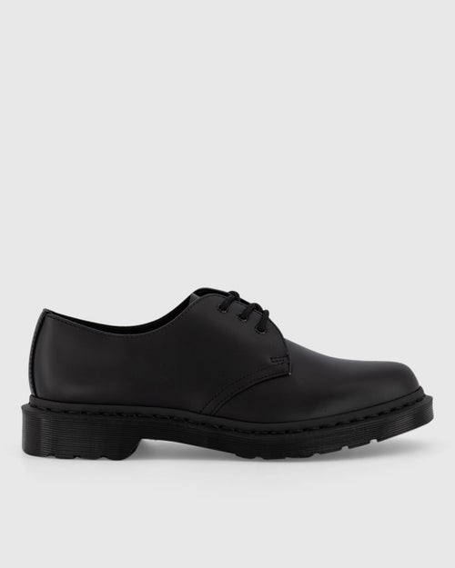 DR. MARTENS Unisex 1461 Mono 3-Eye Heritage Fit Shoe, UK 7/US M8W9, Black S