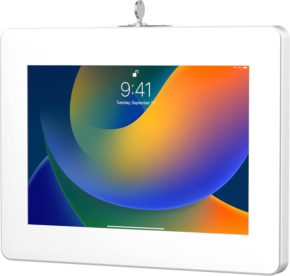 CTA Digital Wall Mount for iPad, iPad Pro, iPad Air, Tablet - White - 11" S
