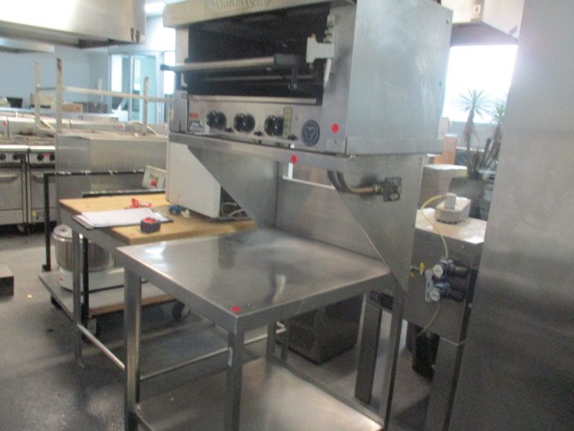 Goldstein Gas Griller, Stainless Steel on Stand