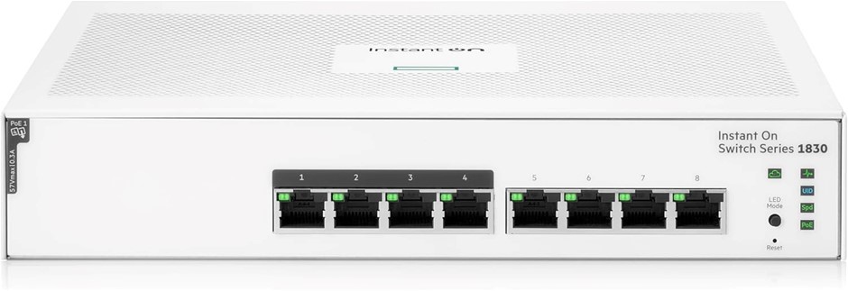 BRAND NEW AND SEALED HPE Networking Instant On Switch Series 1830 8-Port Gb
