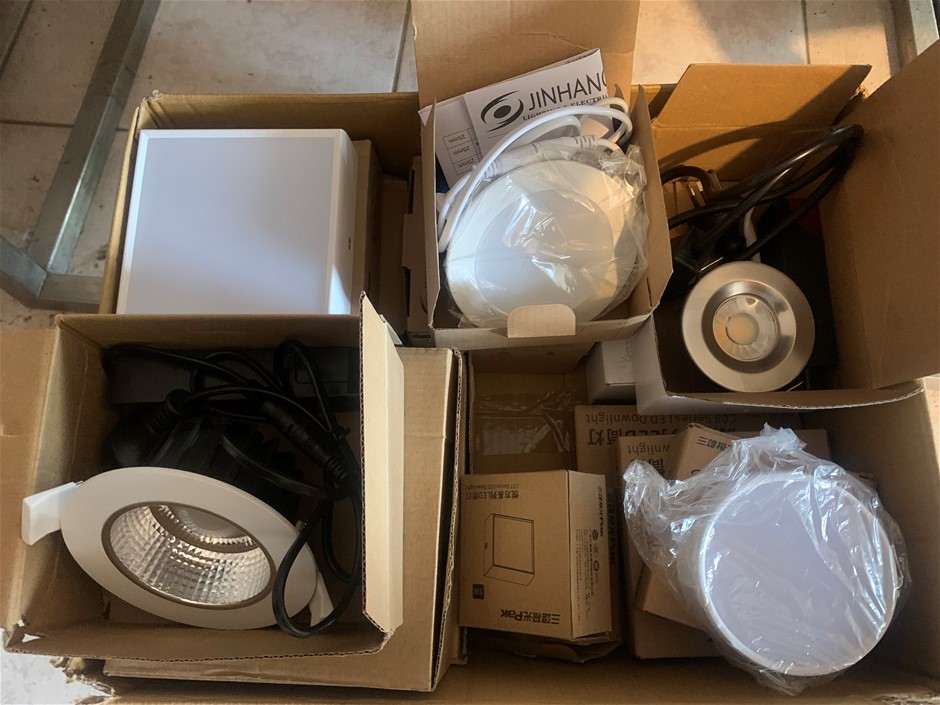 Quantity of Various LED Downlights - Qty 12