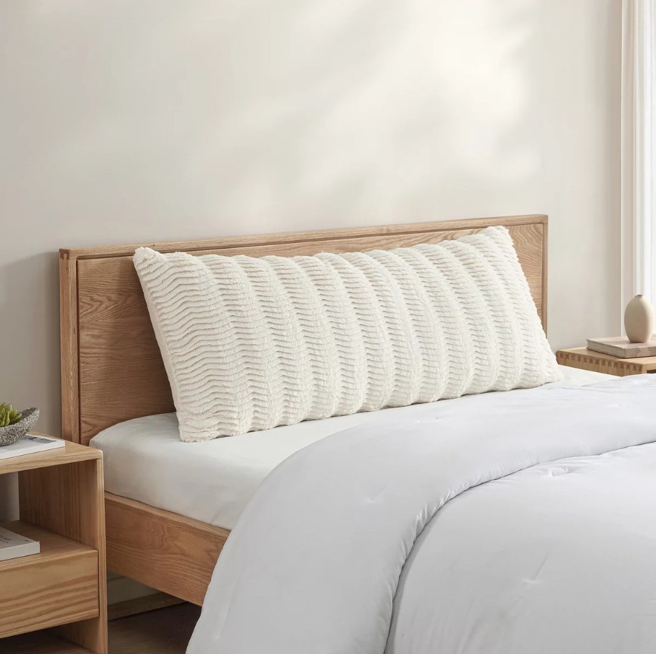 CASUAL LIVING Natalie Body Pillow, Ivory White, 50cm x 121cm.