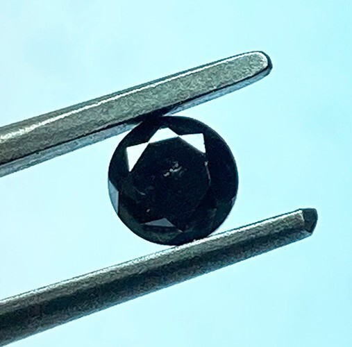 0.27ct (1pc) Natural Black Diamond