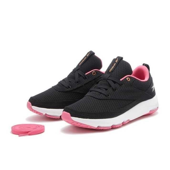 REEBOK Women's Cloudride DMX 5.0 Shoes, Size US 6.5, Black/SesoPink/White,
