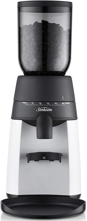 SUNBEAM Grindfresh Conical Burr Coffee Grinder, Model: EM0440.