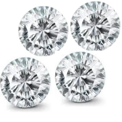 0.06 carat 4 natural white round diamond