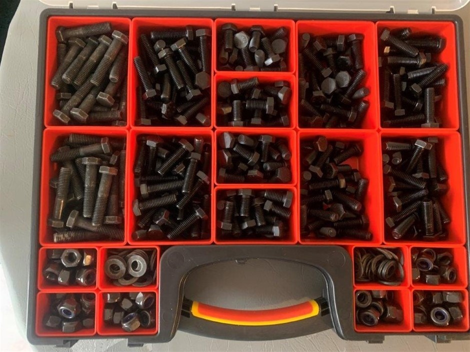 New Quality Large Size Carry Case with Black Oxide Bolts, Nut & Washers