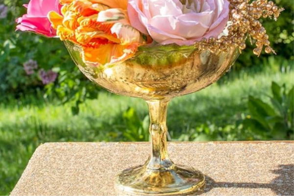 Gold Mercury Glass Centrepiece Bowls 18cm BULK Set of 12 Highett VIC pickup