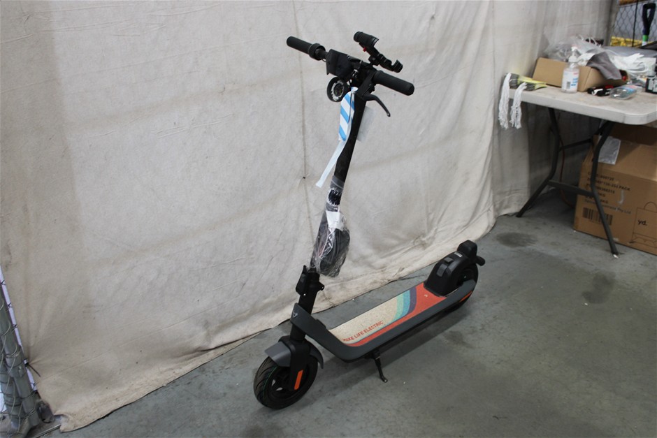Black/Multi Coloured E-Scooter with Charger