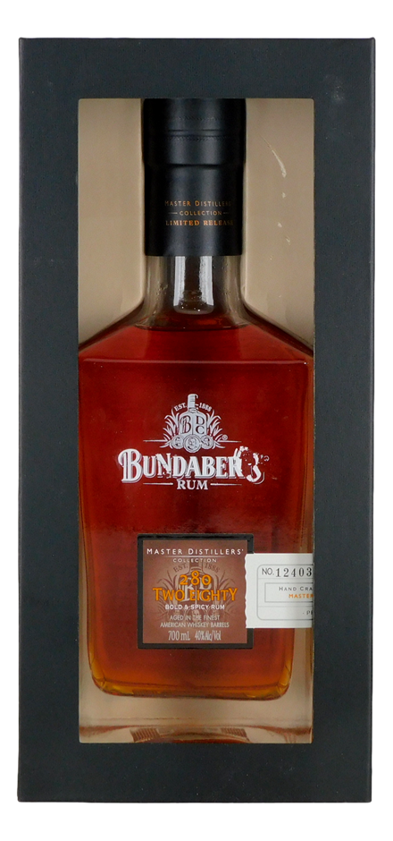 Bundaberg Rum M.D.C. Two Eighty (280) 2013 (1x 700mL), QLD.