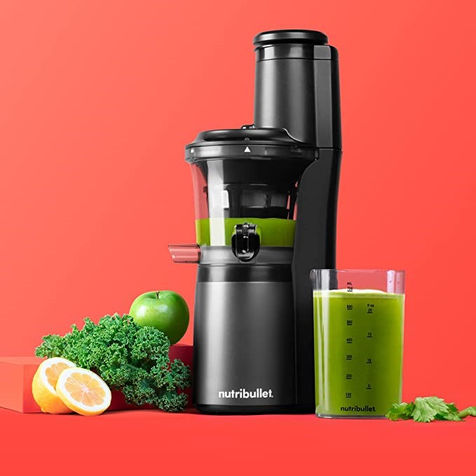 NUTRIBULLET Slow Juicer, Dark Grey, Model No.: NBJ07300.