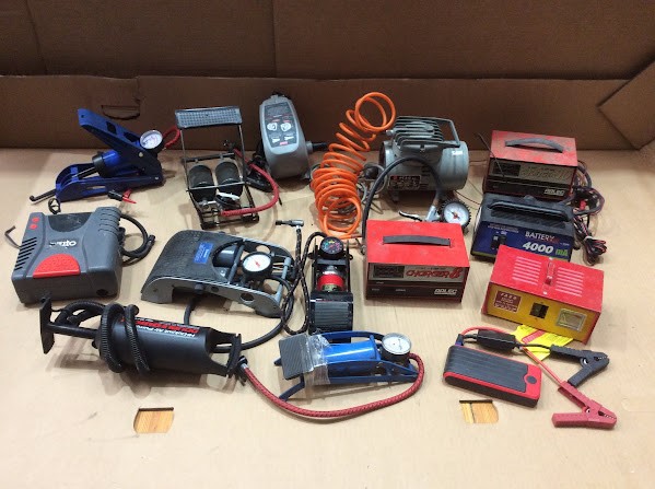 Ozito/Arlec Mixed Brand and Model Air Compressor/Foot Pump/Battery Chargers