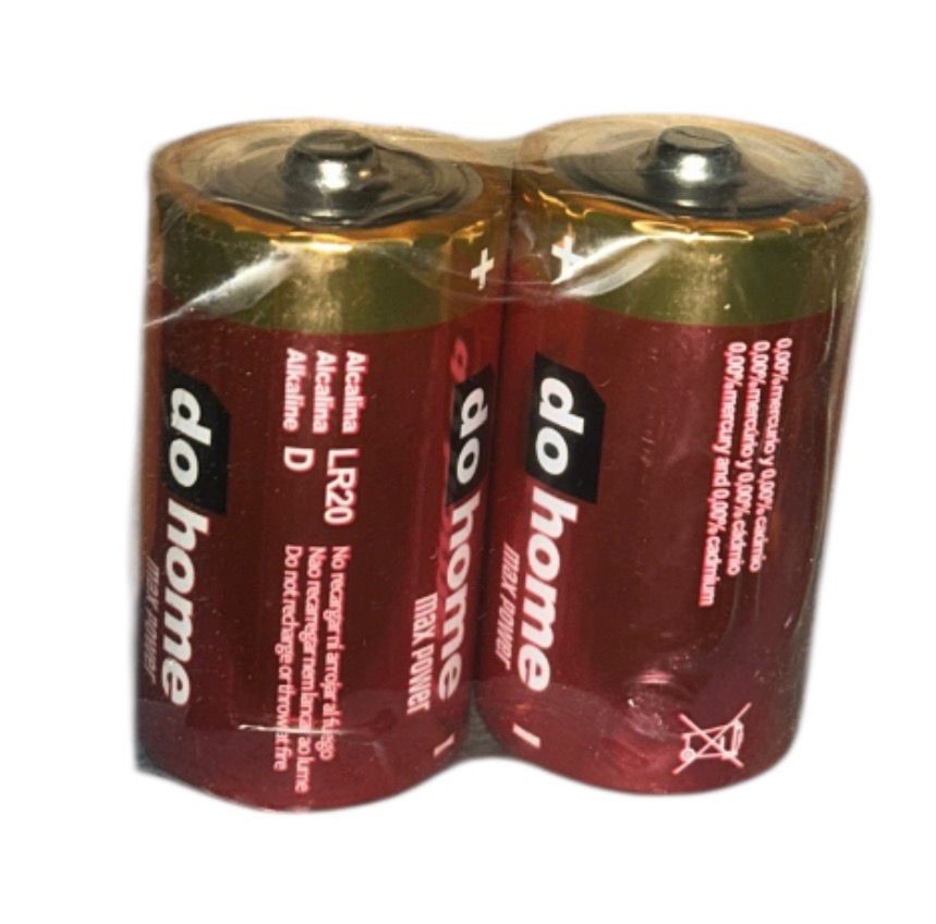 12x DOHOME Alkaline D Batteries