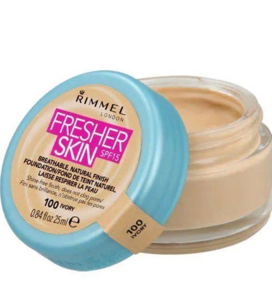 3x RIMMEL Fresher Skin SPF15 Foundation