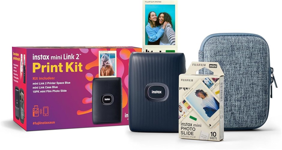 INSTAX Fujifilm Mini Link 2 Bundle, Space Blue Buyers Note - Discount Frei