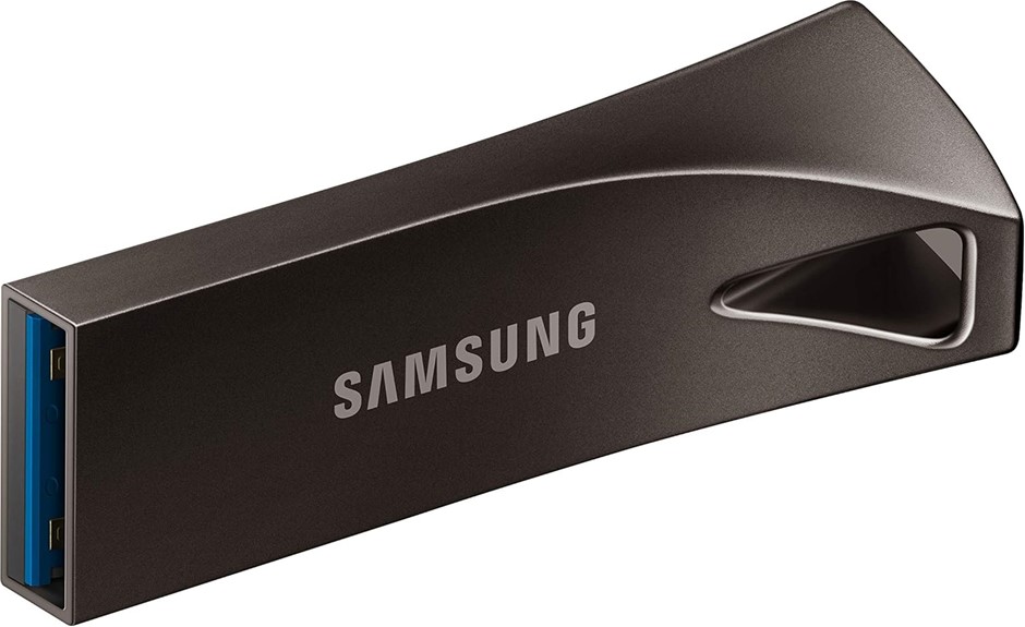 SAMSUNG BAR Plus 256GB - 400MB/s USB 3.1 Flash Drive Titan Gray (MUF-256BE4