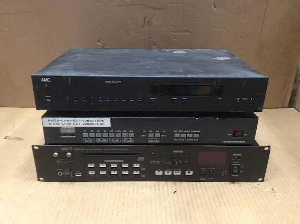AMC T7 Stereo Tuner&Inter-M CDR-01 SD Recorder/Multi-Source Player&VDWALL L