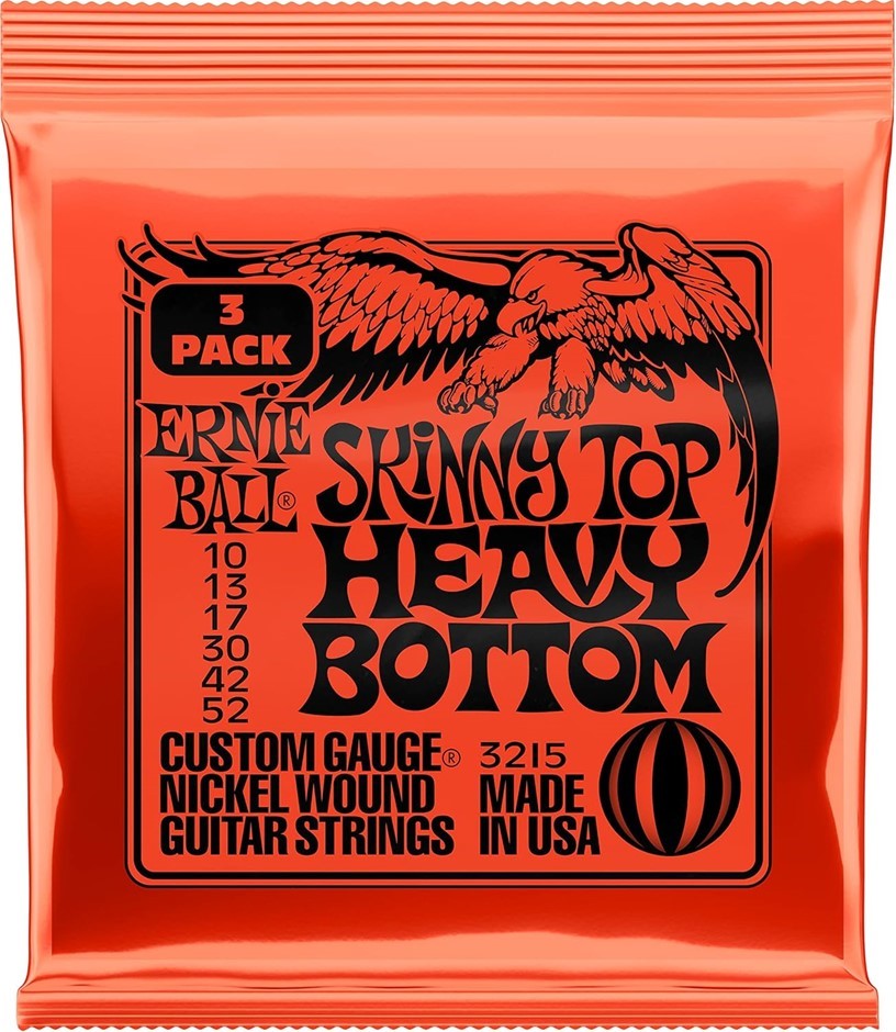 Ernie Ball Skinny Top Heavy Bottom Slinky Nickel Wound Electric Guitar Stri
