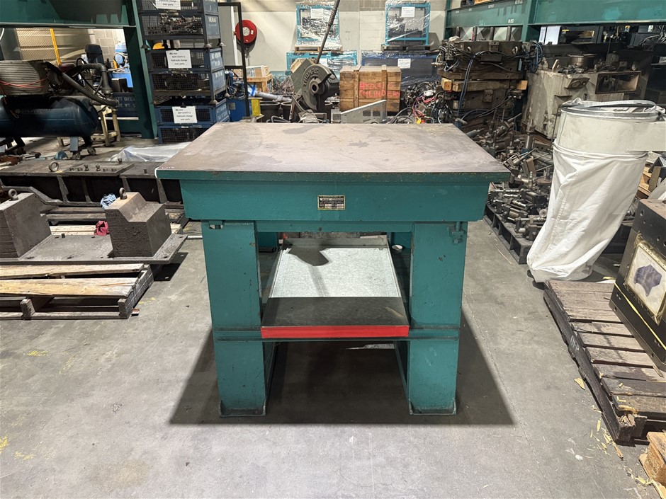 1963 Wing Industries Grade D Precision Marking Out Table