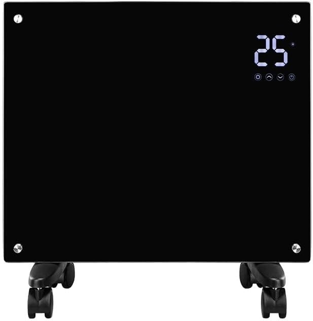 KOGAN SmarterHome 1500W Premium Glass Panel Heater (Black) - KASMGPH15YB.