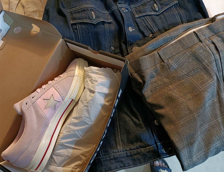 Converse All Star New 11 , MSK Jacket 42 New and 2x Trousers 36 Used