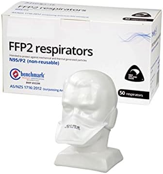 N95 Duck Bill Respirator Mask 50-Piece/Box, White, One Size EXP: 23/2/2027