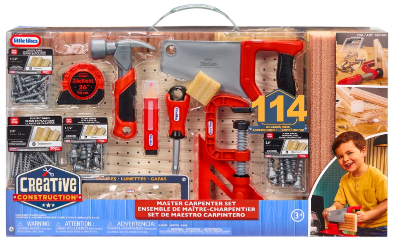 Little Tikes Creative Construction Master Carpenter Set