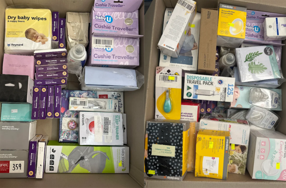 Mixed Baby Essentials Bundle- assorted premium baby items including Medela