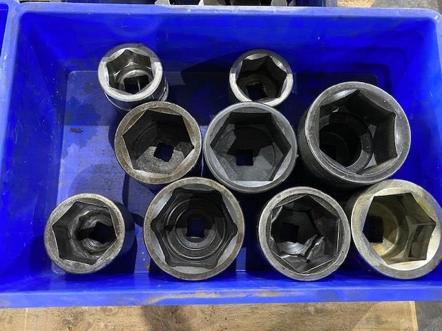<p>Large Hex Impact Sockets x9</p>
