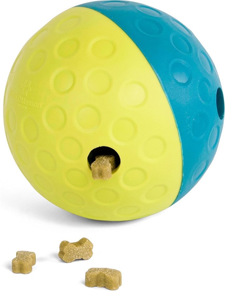 Nina Ottosson by Outward Hound Treat Tumble Blue Interactive Treat-Dispensi