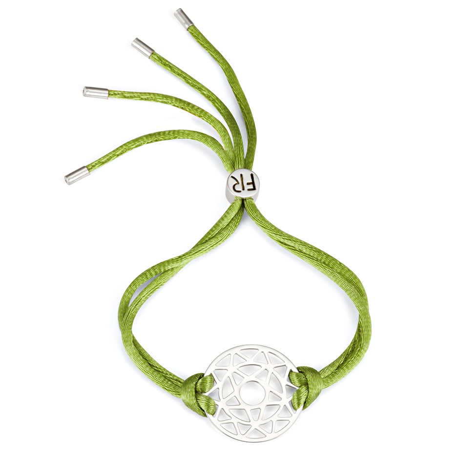 Solid 925 Sterling Silver Chakra Bracelet - Heart Chakra