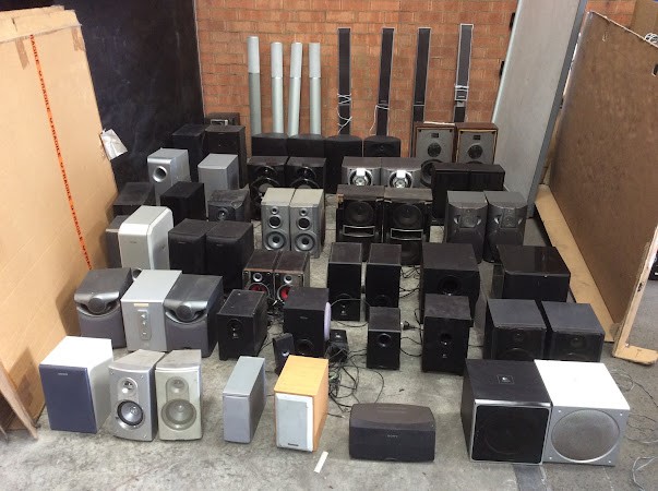 Philips/Sony/Logitech Mixed Brand and Model Speaker Systems