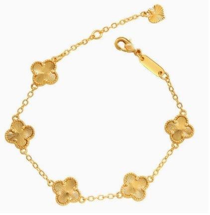 18k Yellow Gold Filled Plated Bracelet- Warranty Quality-Bonus Gift