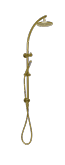 Short Twin Shower BRUSHED BRASS