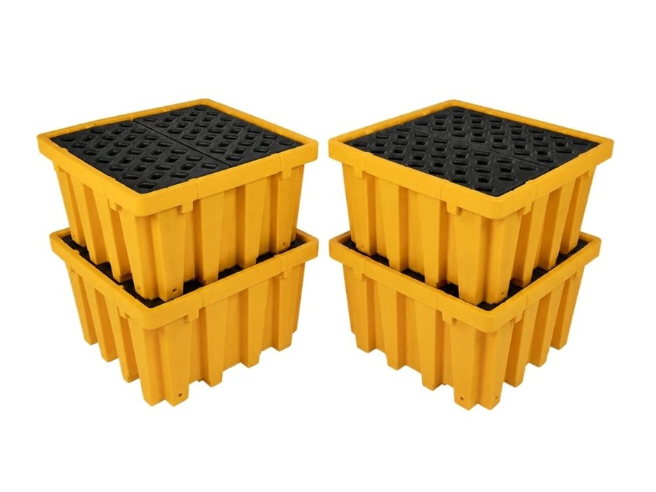 Single IBC Bunded Pallet - 4 Pallets
