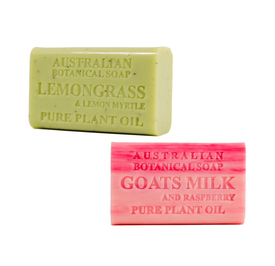 12 x AUSTRALIAN BOTANICAL Soap Bars, 200g, Incl: 6 x Lemongrass/Lemon Myrtl