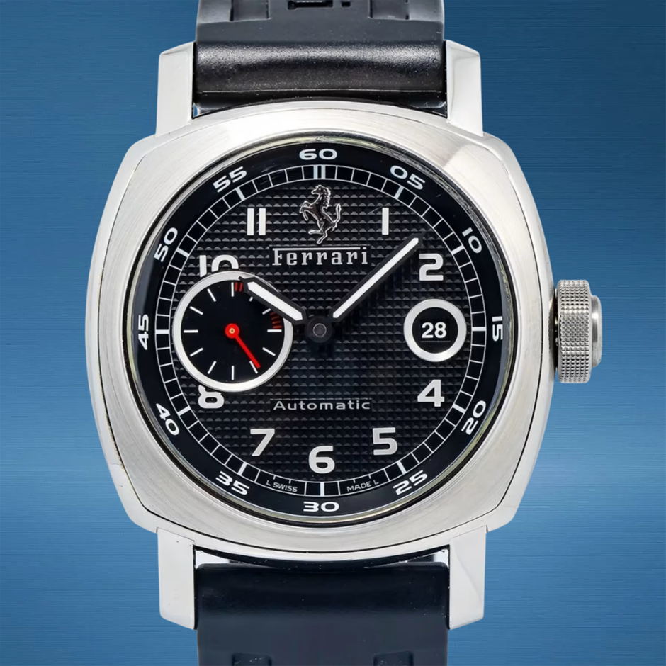 PANERAI FERRARI GRAN TURISMO 44MM STAINLESS STEEL FER00001 BXP & COA