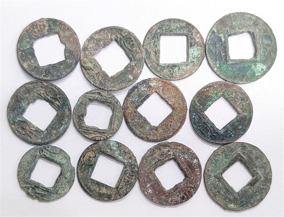 7-22AD Ancient HSIN DYNASTY Wang Mang CHINA Coin collection of a dozen Coin