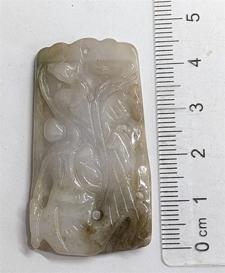 BURMA JADE Jadeite Carved stone Pendant
