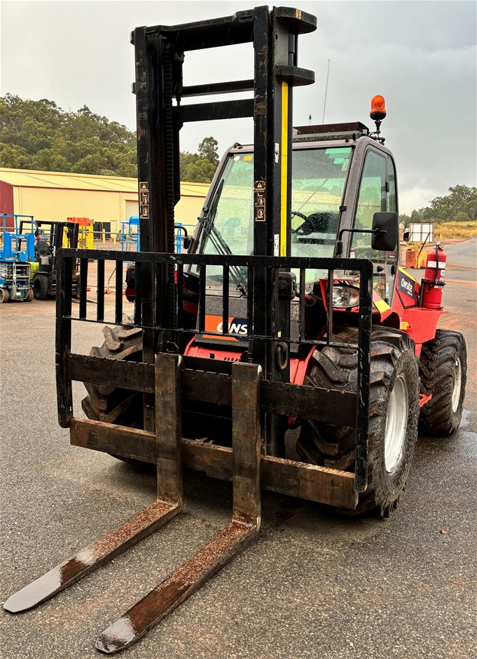 2015 Manitou MX50-4 Forklift-5.0t - 3.7m - Diesel - Rough Terrain-Gladstone